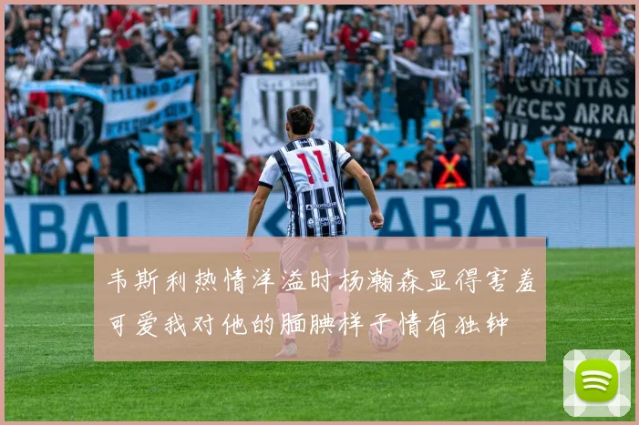 韦斯利热情洋溢时杨瀚森显得害羞可爱我对他的腼腆样子情有独钟
